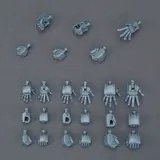HGBC 1/144 次元ビルドナックルズ(丸)