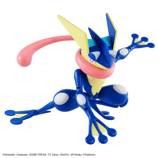 ポケプラ ポケモンプラモコレクション 47 セレクトシリーズ ゲッコウガの完成見本（バンダイ公式の商品写真）