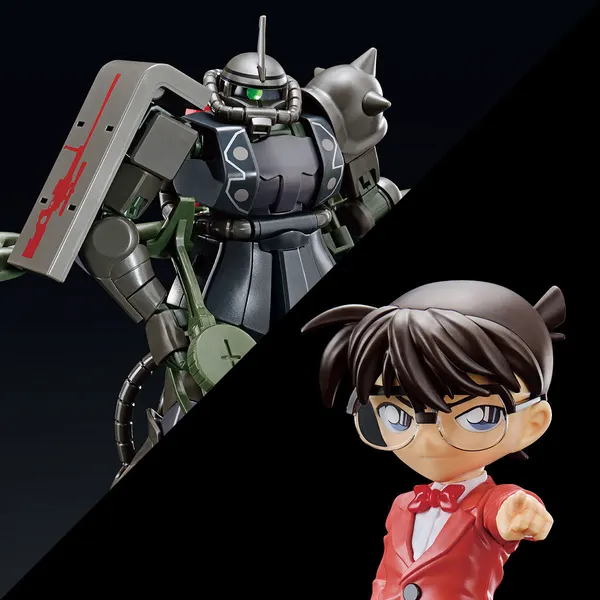 ENTRY GRADE 江戸川コナン(シャア専用ザクIIカラー)&HG 1/144 シャア専用ザクII(赤井秀一カラー)