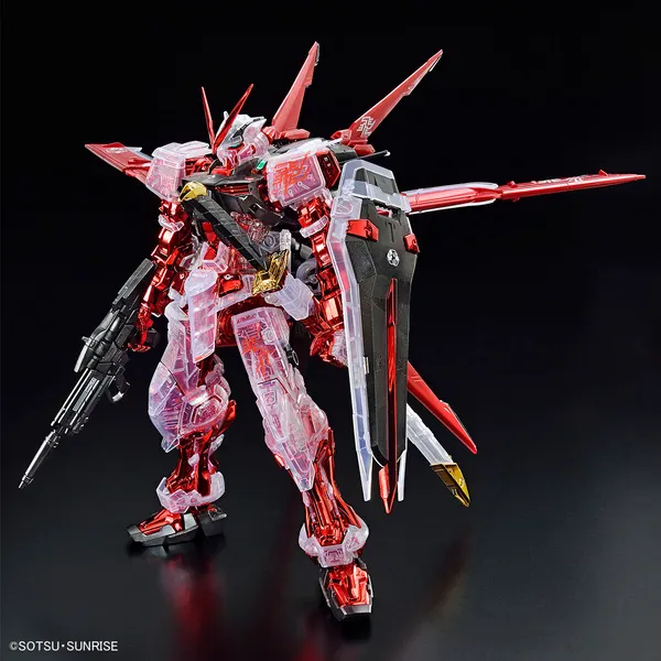 MG 1/100 ガンダムベース限定 ガンダムアストレイレッドフレーム フライトユニット メッキフレーム/カラークリア