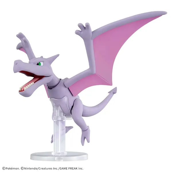 ポケプラ ポケモンプラモコレクション カセキポケモンシリーズ プテラの完成見本（バンダイ公式の商品写真）