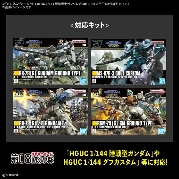 ガンダムデカールNo.148 HG 1/144 機動戦士ガンダム 汎用1（3）